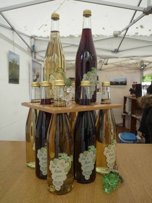 Jus de raisin blanc à Macqueville