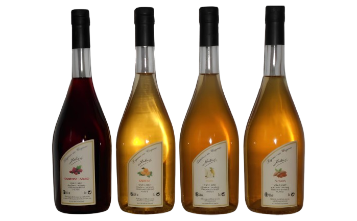 Framboise-Cassis, Orange, Poire ou Amande